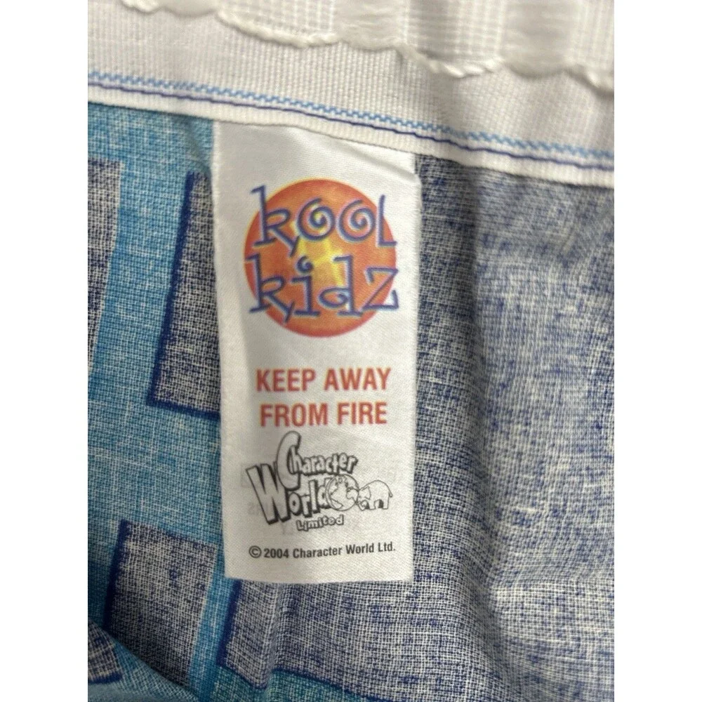 Kool Kidz Kids Car Curtain Panel Blue Traffic Cars Window Playroom Decor 72X60